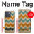 S3033 Bois Chevron Imprimé millésimé Graphic Etui Coque Housse pour Motorola Edge 70