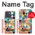S3049 Triangles Couleurs vibrantes Etui Coque Housse pour Motorola Edge 70