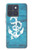 S3053 Marin Blue Anchor Etui Coque Housse pour Motorola Edge 70