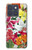 S3205 Fleurs Art Retro Etui Coque Housse pour Motorola Edge 70