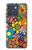 S3281 Motif coloré Hippie Fleurs Etui Coque Housse pour Motorola Edge 70