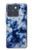 S3439 Tissu Indigo Tie Dye Etui Coque Housse pour Motorola Edge 70