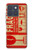 S3552 Millésime Étiquette fragile Etui Coque Housse pour Motorola Edge 70