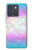 S3747 Polygone de drapeau trans Etui Coque Housse pour Motorola Edge 70
