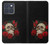 S3753 Roses de crâne gothique sombre Etui Coque Housse pour Motorola Edge 70