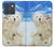 S3794 Ours polaire arctique amoureux de la peinture de phoque Etui Coque Housse pour Motorola Edge 70