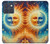 S3966 Soleil artistique et lune Etui Coque Housse pour Motorola Edge 70