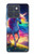 S3977 Licorne colorée Etui Coque Housse pour Motorola Edge 70