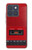 S4073 Cassette rouge vintage Graphique du joueur Etui Coque Housse pour Motorola Edge 70