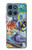 S0588 mur de graffiti Etui Coque Housse pour Motorola Moto G (2026), G Play (2026)