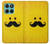 S1145 Soleil jaune Mustache Etui Coque Housse pour Motorola Moto G (2026), G Play (2026)
