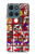 S1923 Hanafuda japonaise Carte de fleur Etui Coque Housse pour Motorola Moto G (2026), G Play (2026)