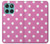 S2358 Rose à pois Etui Coque Housse pour Motorola Moto G (2026), G Play (2026)
