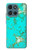S2377 Turquoise Texture Motif imprimé Gemme Etui Coque Housse pour Motorola Moto G (2026), G Play (2026)