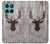 S2505 Tête de Renne Vieux bois Texture graphique Etui Coque Housse pour Motorola Moto G (2026), G Play (2026)