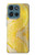 S2713 Serpent jaune imprimé graphique Peau Etui Coque Housse pour Motorola Moto G (2026), G Play (2026)