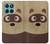 S2825 Mignon raton laveur animé Dessin Etui Coque Housse pour Motorola Moto G (2026), G Play (2026)