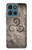 S2892 Symbole Triskele Texture de pierre Etui Coque Housse pour Motorola Moto G (2026), G Play (2026)