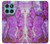 S2907 Violet Turquoise Pierre Etui Coque Housse pour Motorola Moto G (2026), G Play (2026)
