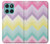 S3514 Arc en ciel Zigzag Etui Coque Housse pour Motorola Moto G (2026), G Play (2026)
