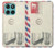 S3551 Art de l'millésimé de la poste enveloppe aérienne Etui Coque Housse pour Motorola Moto G (2026), G Play (2026)
