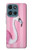 S3805 Flamant Rose Pastel Etui Coque Housse pour Motorola Moto G (2026), G Play (2026)