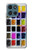 S3956 Graphique de boîte à palette aquarelle Etui Coque Housse pour Motorola Moto G (2026), G Play (2026)