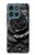 S3969 Rose noire, coup de pinceau dur Etui Coque Housse pour Motorola Moto G (2026), G Play (2026)