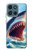 S4004 Peinture à l'huile Requin géant Etui Coque Housse pour Motorola Moto G (2026), G Play (2026)