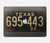 S4061 Plaque d'immatriculation vintage du Texas Etui Coque Housse pour MacBook Pro 13″ - A1706, A1708, A1989, A2159, A2289, A2251, A2338