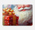 S4029 Coffret cadeau de Noël avec Père Noël souriant Etui Coque Housse pour MacBook Pro 15″ - A1707, A1990