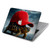 S4056 Tortue de Madagascar à bonnet rouge Etui Coque Housse pour MacBook Pro 14 M1-M5 A2442,A2779,A2992,A2918,A3112,A3185,A3401,A3434,A3112