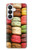 S0080 macarons Etui Coque Housse pour Samsung Galaxy S26