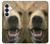 S0840 Grizzly Bear visage Etui Coque Housse pour Samsung Galaxy S26