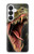 S0923 Dinosaur T-Rex Etui Coque Housse pour Samsung Galaxy S26