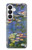 S0997 Claude Monet Nymphéas Etui Coque Housse pour Samsung Galaxy S26