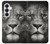S1352 Lion Visage Etui Coque Housse pour Samsung Galaxy S26