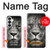 S1352 Lion Visage Etui Coque Housse pour Samsung Galaxy S26