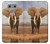 S0310 African Elephant Etui Coque Housse pour LG G6