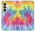 S1697 Tie Dye coloré imprimé graphique Etui Coque Housse pour Samsung Galaxy S26