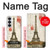 S2108 Tour Eiffel de Paris Carte postale Etui Coque Housse pour Samsung Galaxy S26