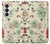 S2179 Motif Fleur Floral Art Millésime Etui Coque Housse pour Samsung Galaxy S26