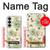 S2179 Motif Fleur Floral Art Millésime Etui Coque Housse pour Samsung Galaxy S26