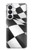 S2408 Vainqueur Drapeau checkered Etui Coque Housse pour Samsung Galaxy S26