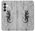 S2446 Gecko bois imprimé graphique Etui Coque Housse pour Samsung Galaxy S26