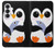 S2631 Mignon Bébé Pingouin Etui Coque Housse pour Samsung Galaxy S26