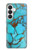 S2685 Aqua Turquoise imprimé graphique Gemme Etui Coque Housse pour Samsung Galaxy S26