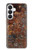 S2714 Rouille Texture acier imprimé graphique Etui Coque Housse pour Samsung Galaxy S26