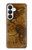 S2861 Carte antique du monde Etui Coque Housse pour Samsung Galaxy S26