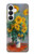 S2937 Claude Monet Bouquet de tournesols Etui Coque Housse pour Samsung Galaxy S26